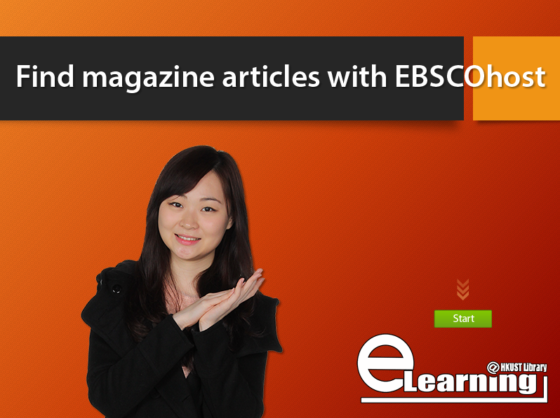 Find Magazine Articles with EBSCOhost(00:02:40)