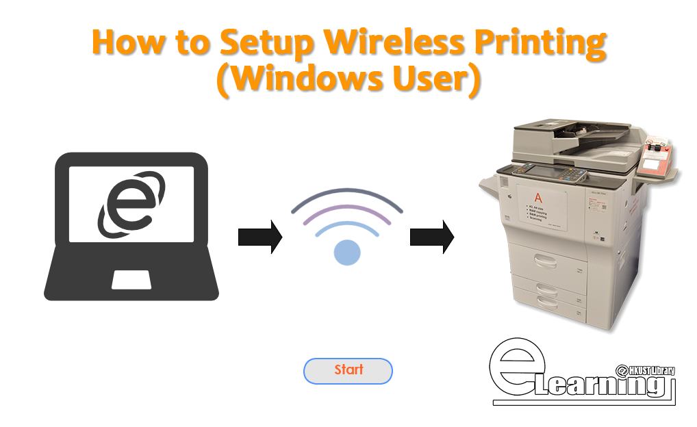 How to Setup Wireless Printing (Windows User)  (00:01:18)